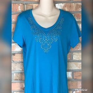 Active basic plus size top